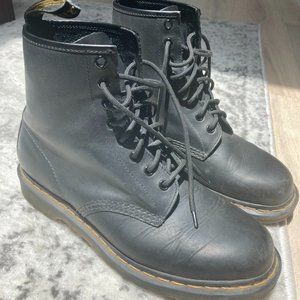 Doc Marten's Greasy Leather Lace Up Boots, Mens10